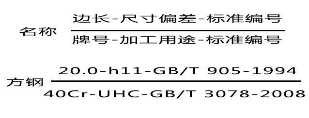 冷拔圆钢标记示例标准 冷拔圆钢标记示例标准